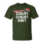 Christmas Sleep Sad Hamster Schlafi Schlafi T-Shirt