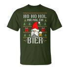 Ho Ho Hol Mir Mal Ein Bier Christmas Children Women T-Shirt