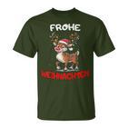 Lustige Rentier Frohe Christmas T-Shirt