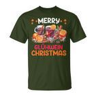 Merry Glühwein Christmas Feuerzangenpunch Christmas Market T-Shirt