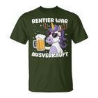 Reindeer War Ausverkauft Christmas Unicorn T-Shirt