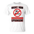 Bademeister Dlrg Nichtom Beckenrand Jumping S T-Shirt