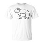 Capybara Minimalism T-Shirt