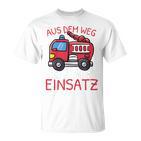 Children's Aus Dem Weg Bin Im Einatz Fire Engine Boys' T-Shirt