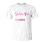 Children's Big Sister Loading 2025 I Will Große Schwester 2025 T-Shirt