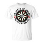 Da Waren Sie Wieder Meine 3 Probleme Dart Darter Gray T-Shirt