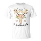 Mei Dirndl Is In Da Wäsch Oktoberfest Dirndl Costume Replacement T-Shirt