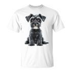 Miniature Schnauzer Dog Motif Pet Miniature Schnauzer T-Shirt