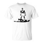 Muhammed Boxer Legend Ali Graffition Einem KO Blue T-Shirt