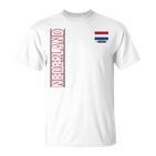 Netherlands Flag Fan Item Nederland Flag Blue T-Shirt