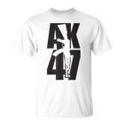 Original Ak47 Kalashnikov Ak-47 Gun Soviet Rifle T-Shirt