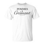 Pommes & Crémant X Livelife Love Champagne Fries Love Fun T-Shirt