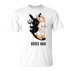 Rabbit Angel Rabbit Devil Angel Devil Evil Hasi T-Shirt