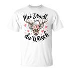 Replacement Dirndl For Mei Dirndl Ist In Da Wäsch T-Shirt