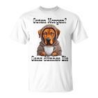 Rhodesian Ridgeback Hund Guten Morgen Ganz Dünne Eis Women's T-Shirt