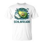 Schlavocado Avocado Pyjama Nachthemd Schlafanzug T-Shirt