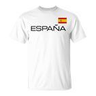 Spain Flag España Athletic Sports Jersey Style T-Shirt