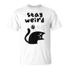 Stay Cat Gray T-Shirt