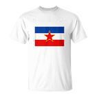 Vintage Eks Yugoslavia Yugoslavia Flag Ex T-Shirt