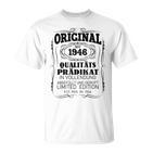 Vintage Original 1946 Geboren Jahrgang 1946 T-Shirt