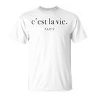 Women's Paris Women's Cest Laie Classic Elegant T-Shirt