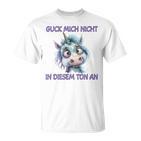 Zerzaustes Einhorn T-Shirt