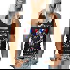 Skeleton Usa Tank Tops