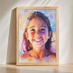 Watercolor Portrait Canvas