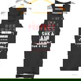 I'm Not Perfect But I'm A Shankar And That's Almost The Same Thing Personalized Last Name Tank Top