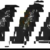 Camo Hip Hop Teddy Bear Camouflage Long Sleeve T-Shirt