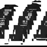Fantasy Football Quote Keep Calm And Blame The Commissioner Long Sleeve T-Shirt