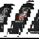 North Pole Book Club Hot Cocoa Bookworms Christmas Long Sleeve T-Shirt