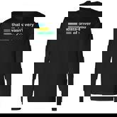 That Wasn't Very Data-Driven Of You Data Analyst Geek Long Sleeve T-Shirt