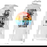 Bethany Beach Delaware Vintage Sunset Beach Surf Summer Long Sleeve T-Shirt