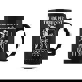 Retro The Horrors Persist But So Do I Humor Skeleton Coffee Coffee Mug
