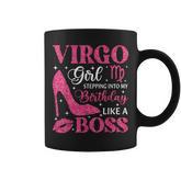 Virgo Girl High Heel Stepping Into Birthday Zodiac Sign Coffee Mug