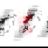 Problem Solved Bloody Blood Stained Horror Zombie Coffee Mug