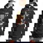 Jolly Af Gingerbread Man Body Builder Ugly Christmas Sweater Hoodie