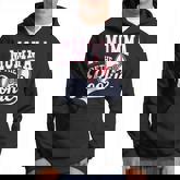 Retro Mommy Momma Of The Number 1 Rookie Baseball Hoodie