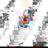 Colorful Tiger Graphic Hoodie