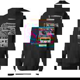 80S 90S 1980S Boombox Stereo Fashion Eighties Retro Theme Sweatshirt