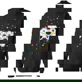 Dot Video Game Gamer Colorful Polka Dot Boy Kid N Youth Sweatshirt