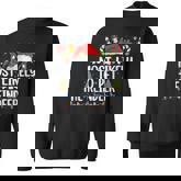 Likely To Pet The Reindeer Squad Family Joke Christmas Sweatshirt