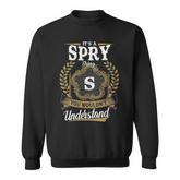It's A Spry Thing You Wouldn't Understand Personalized Last Name Spry Family Crest Coat Of Arm Sweatshirt
