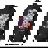 Moo Deng With The Moon Memes Sweatshirt