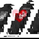 Personalized Name Niall Heart I Love Niall Sweatshirt