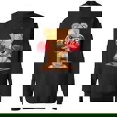 Pretty Teddy Bear Costume For Boxing Lovers Sweatshirt