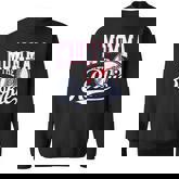 Retro Mommy Momma Of The Number 1 Rookie Baseball Sweatshirt