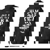 She's My Trick Halloween Costume Matching Couple Boyfriend Sweatshirt