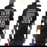 Binary T Computer Programmer Nerd Geek Men's T-shirt Back Print